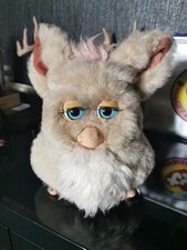 Hasbro 2005 Vintage Furby Toy Grey Beige, Collectible