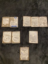 JOB LOT of 9 2.5" Internal Hard Drives for Laptops, Consoles - Various sizes