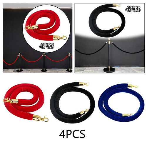 Velvet stanchion rope crowd - 4x,
