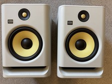 KRK ROKIT G4 RP8 WHITE NOISE x2 Studio Monitors Mint Condition, Original Boxes