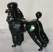 Beswick Large Standing Standard Poodle Black Gloss by Graham Tongue  no. 2339