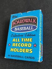 TOPPS Boardwalk Baseball All Time Record Holders Cards MIB 1986