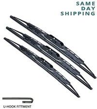 LAND ROVER FREELANDER 02/1998 - 10/2006 FRONT AND REAR WIPER BLADES SET FITS
