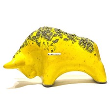 Otto Keramik Bull in Yellow