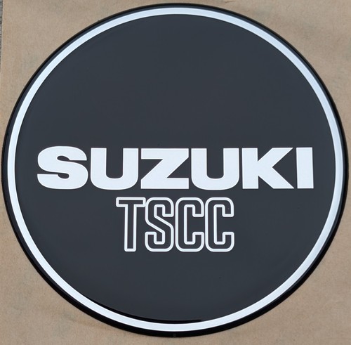 Suzuki engine cover emblem - suzuki,