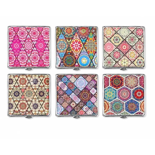 Mandala pattern cigarette case - pattern,