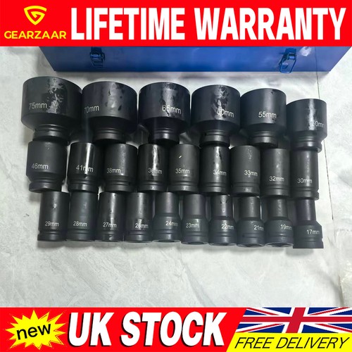 Deep impact socket set - 1",