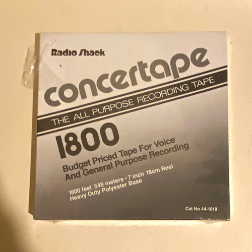 Radioshack concertape 1800 - radioshack,
