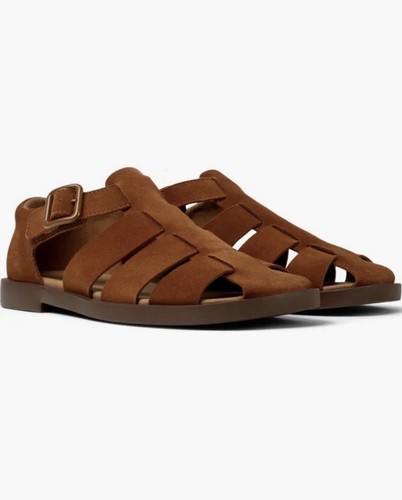 Camper don cola brown suede - cola,