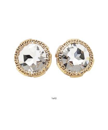 Versace gold tone bezel - gold,