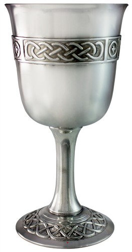 Pewter chalice wine goblet - chalice,