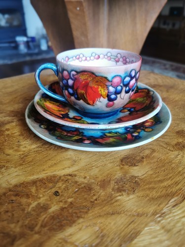 William moorcroft flambe leaf - moorcroft,