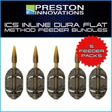 PRESTON INNOVATIONS ICS DURA FLAT METHOD FEEDER PACKS (x5) |  COARSE FISHING