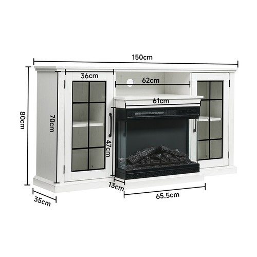 Electric fireplace with tvs - electric,