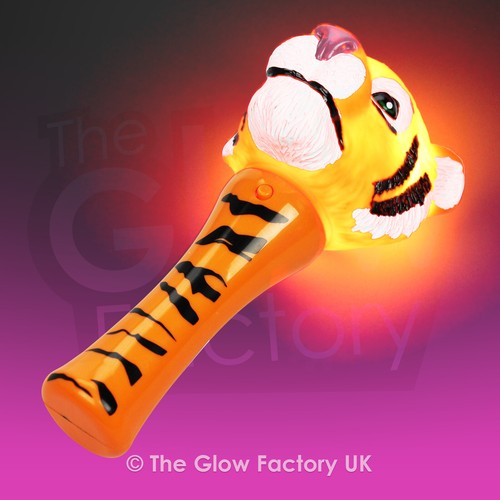 Flashing tiger inch animal - 7",