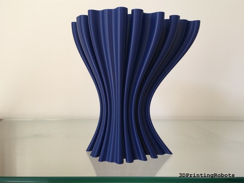 Modern wavy vase - modern, for
