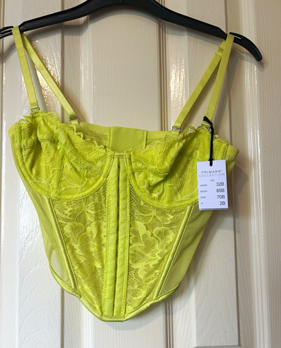 Primark yellow lace mesh - lace, &