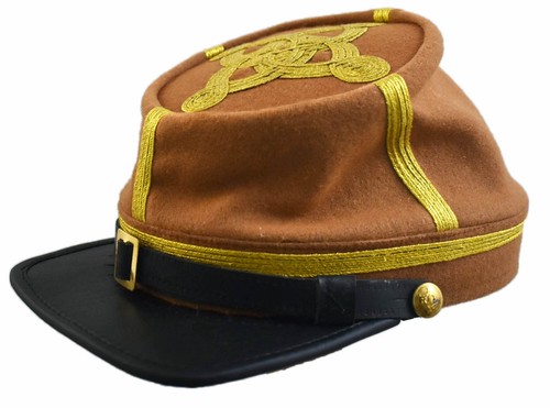 Kepi confederate butternut - kepi,,