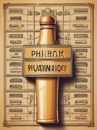Vintage pharmacy sign - pharmacy,