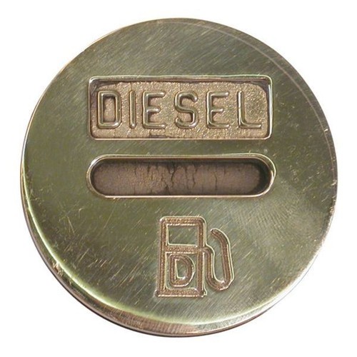 Filler cap brass diesel - cap,