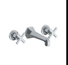 Lefroy Brooks MH1200 Wall Mounted Three Hole Basin Mixer Tap set