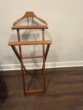 Mid Century Wooden Valet Stand