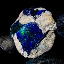 Ethiopian Opal Rough, Black
