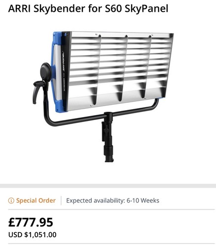 Arri skybender s60 led - arri,