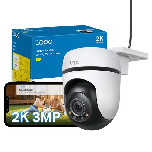 Tapo tc41 3mp outdoor - tapo, pan/tilt