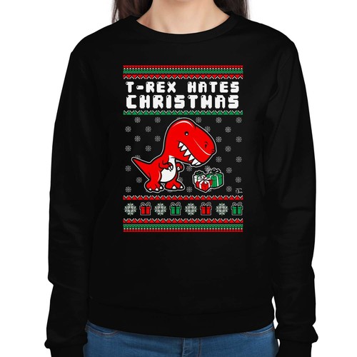 1tee womens rex - t-rex, hates