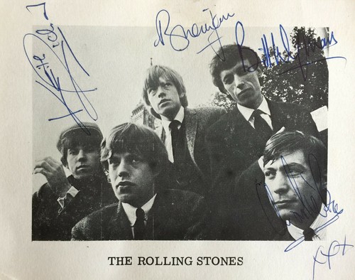 Rolling stones signed - rolling,