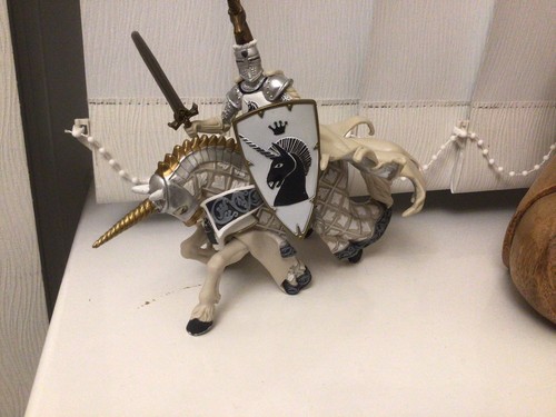 Papo fantasy knight and horse - and, horse.