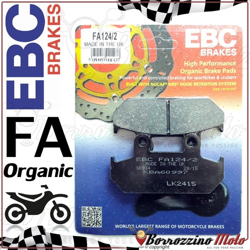 Organic front brake pads ebc - pads,