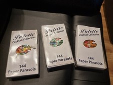 Cocktail Umbrellas Drinks Parasol Paper Novelty Bar Decoration - 3 x 144 parasol