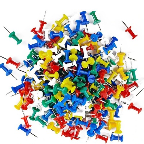 Colours push pins art - pins, craft