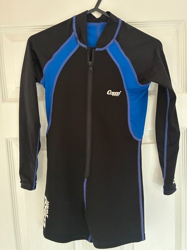 Cressi wetsuit black blue kids - wetsuit,