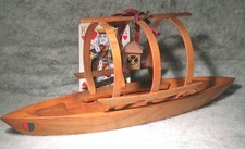 Wooden VENETIAN GONDOLA BOAT
