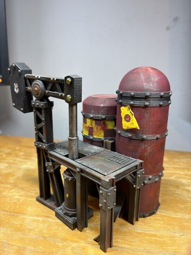 Painted ork terrain - painted, warhammer