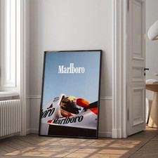 Vintage F1 Marlboro Poster