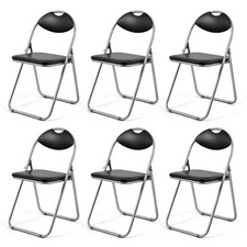 6PCS Folding U-shaped Chair