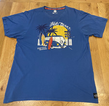 Hot Tuna - VW Camper Van Spitty - T-Shirt  Blue Sunset Graphic .  SIZE LARGE