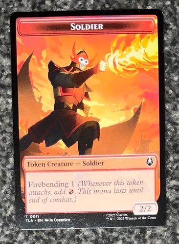 Mtg soldier creature token - 4x,