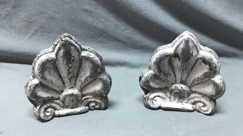 Antique pair fleur lis - antique,