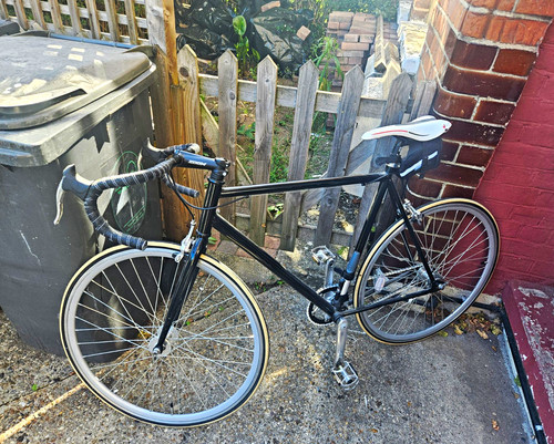 Black 700c road bike - road, 54cm