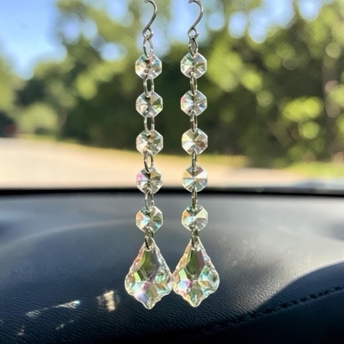 Pair short crystal - pair, of