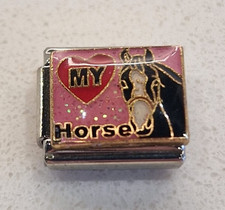 Love my Horse Italian Charm