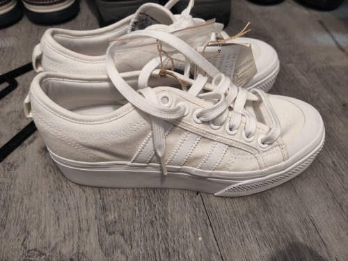 Adidas ladies white trainers - ladies,