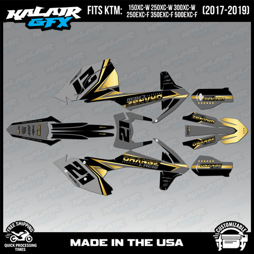 Graphics kit for ktm - graphics,