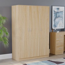 Wooden Wardrobe with 3 Modern