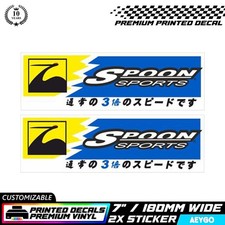 2x SPOON SPORTS Livery Vinyl